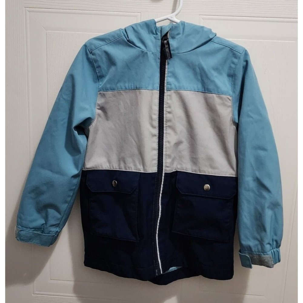 Swiss Tech Toddler Kids Heavyweight Hooded Jacket Multi Blue/WhiteSize 5T